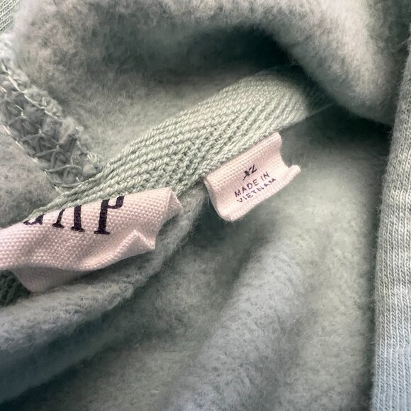 GAP Light Green Hoodie with Pastel Logo Women Size XL - Picture 2 of 3